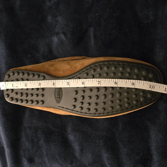 Tod's Vintage Penny Men's Suede Slip-On Loafers Size 6 Men, Size 9 Women - Picture 10 of 11